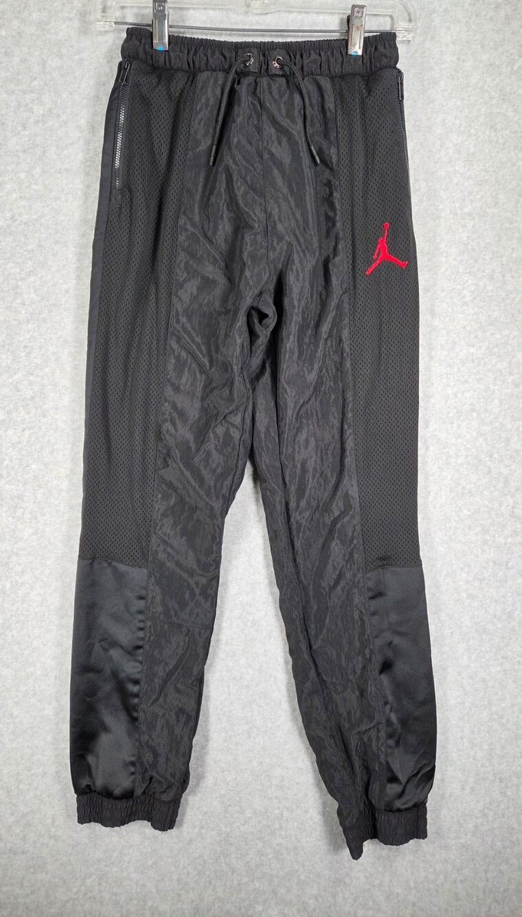 Nike Air Jordan Big Kids Youth L (12-13 Yrs) Wings Flight Suit Pants Black